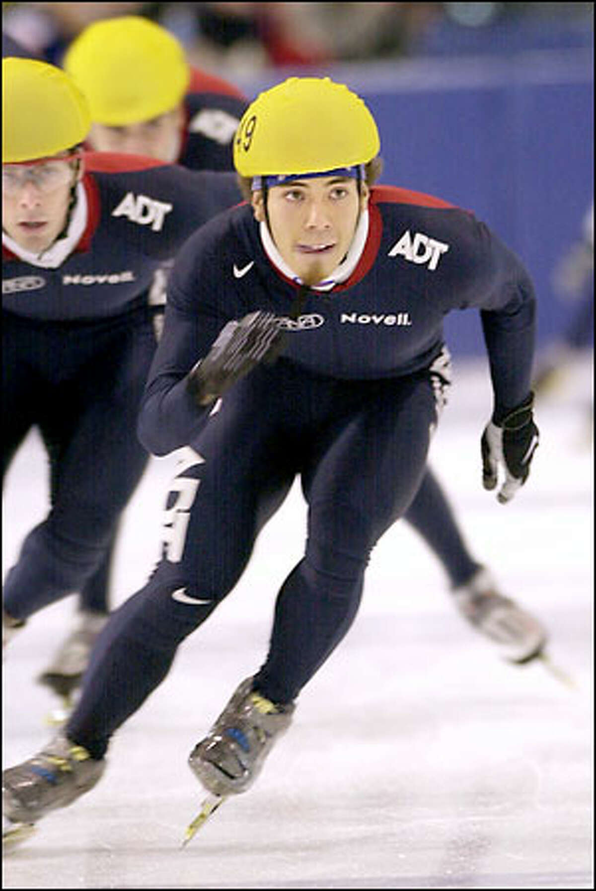 Apolo Anton Ohno of Seattle is the world's top-ranked short-track speedskater. He has qualified for all four men's events -- the 500, 1,000, 1,500 and relay -- at the Salt Lake City Winter Olympics.
