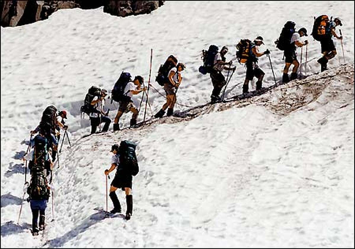 Mount Rainier's elite climbing rangers pound a treacherous beat