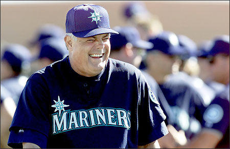 Official Lou Piniella Seattle Mariners Jerseys, Mariners Lou
