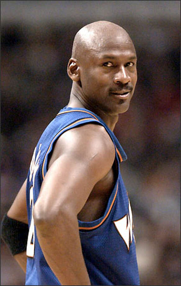 Michael Jordan visits Seattle tonight for the last time as a player