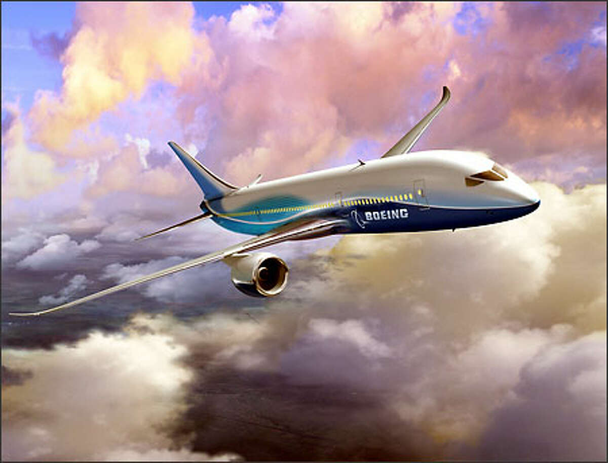 New details about the supefficient 7E7 were disclosed by Boeing's Mike Bair.
