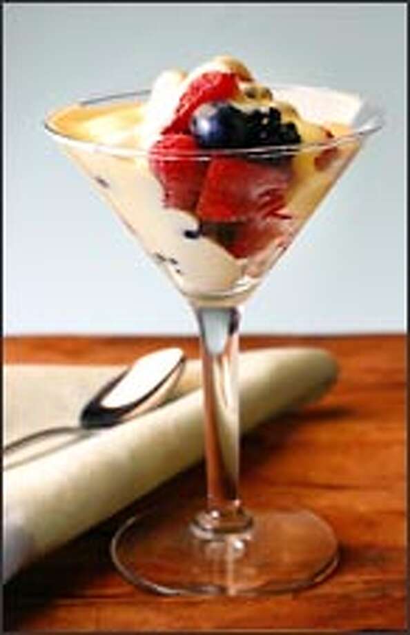 Zabaglione and summer fruits A perfect match