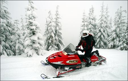 Dashing through the snow...in a 150-horsepower sleigh