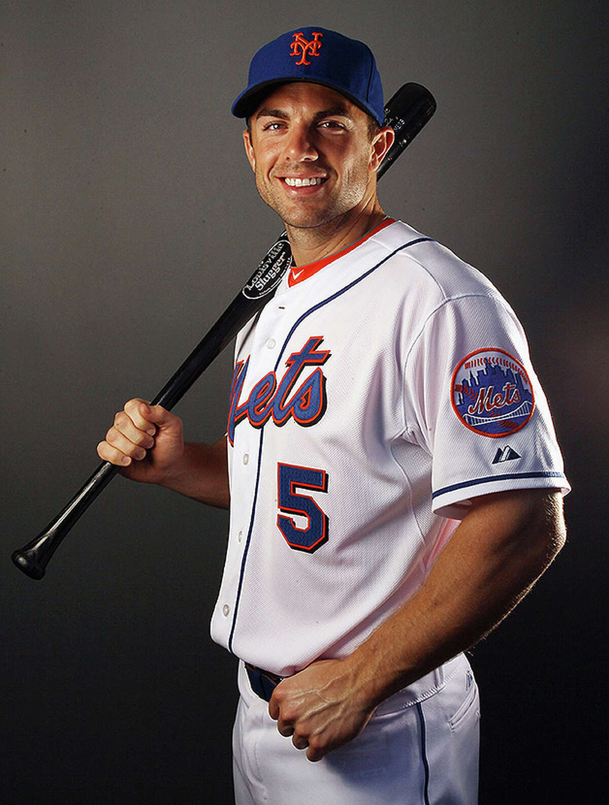 PORT ST. LUCIE, FL - FEBRUARY 24: David Wright # 5 of the New York Mets poses for a portrait during the New York Mets Photo Day on February 24, 2011 at Digital Domain Park in Port St. Lucie, Florida. (Photo by Elsa/Getty Images) *** Local Caption *** David Wright