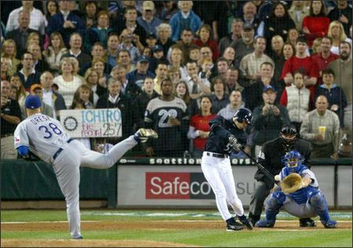 Ichiro breaks 84yearold record for hits in a season