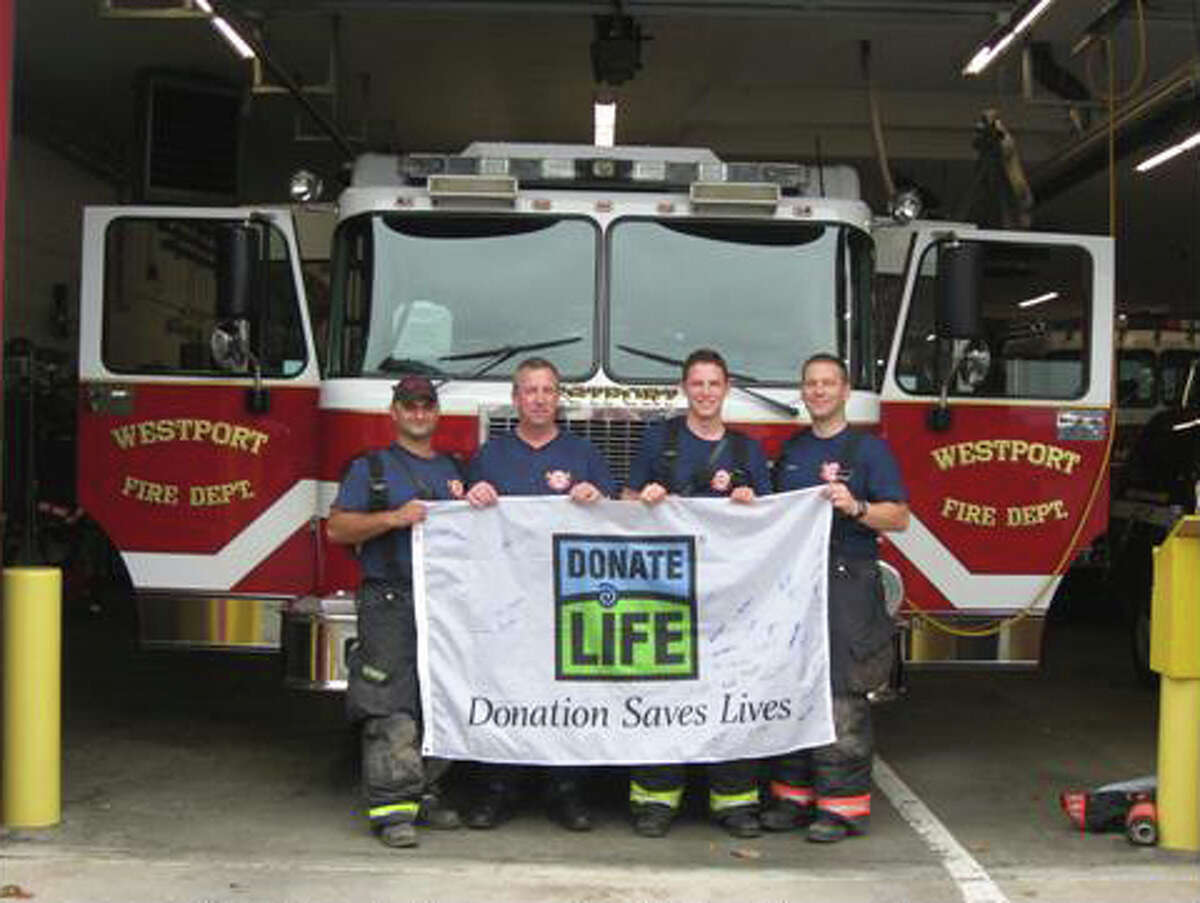 Westport firefighters step up campaign for organ, tissue donors