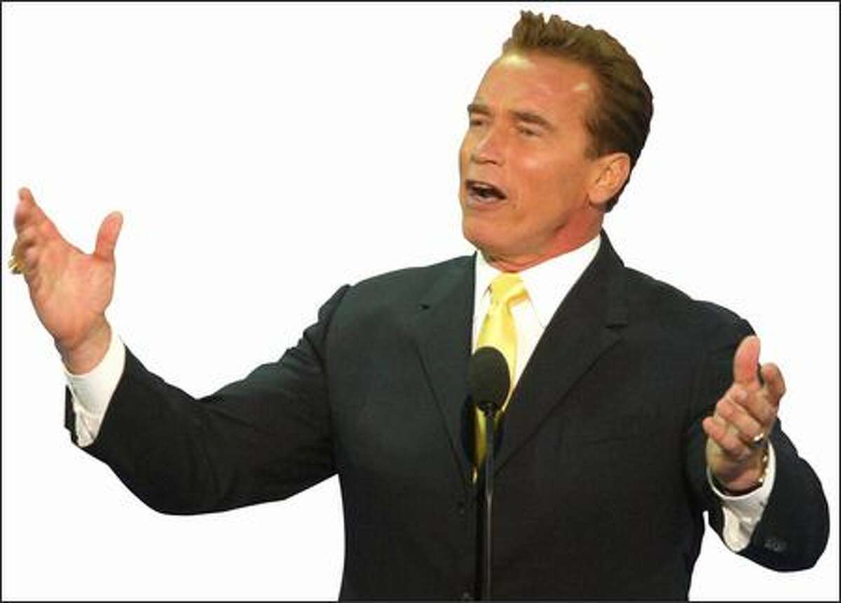 Arnold Schwarzenegger, Governor of California.