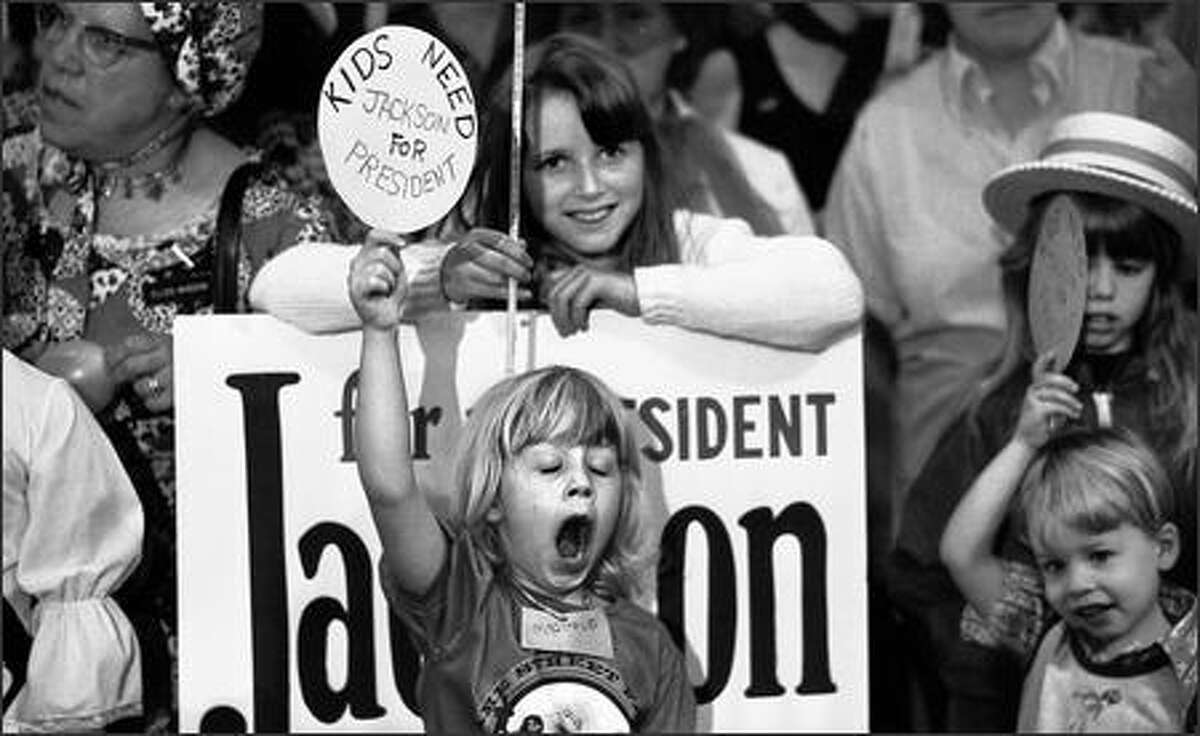 Youth movement: Senator Henry "Scoop" Jackson waged two campaigns to win the Democratic presidential nomination. Despite the support of some young constituents, Jackson failed in both 1972 and 1976.