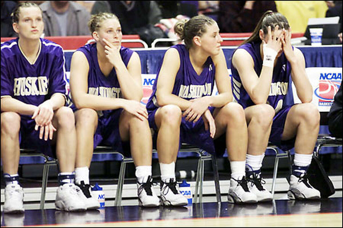 The University of Washington women's basketball team digests its loss to Southwest Missouri State last night in Spokane.