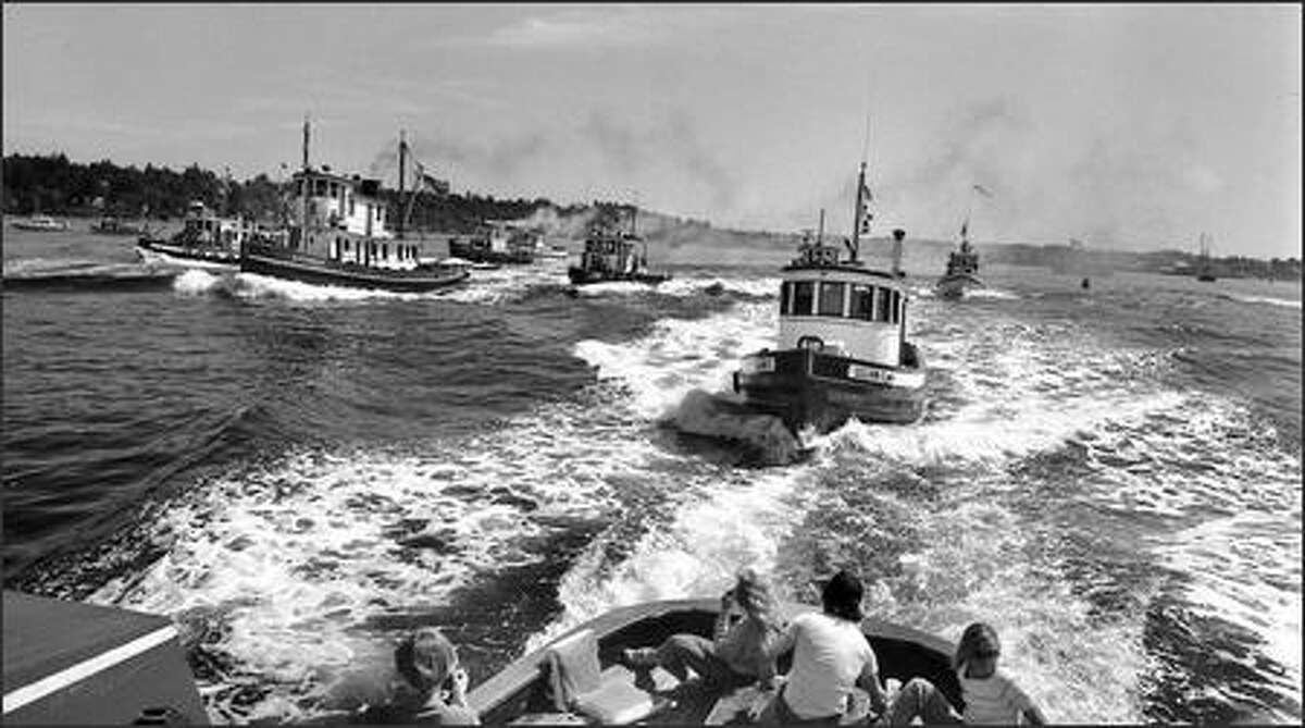 Puget Sound's maritime heritage is honored by annual tugboat races in Olympia in this undated photo.