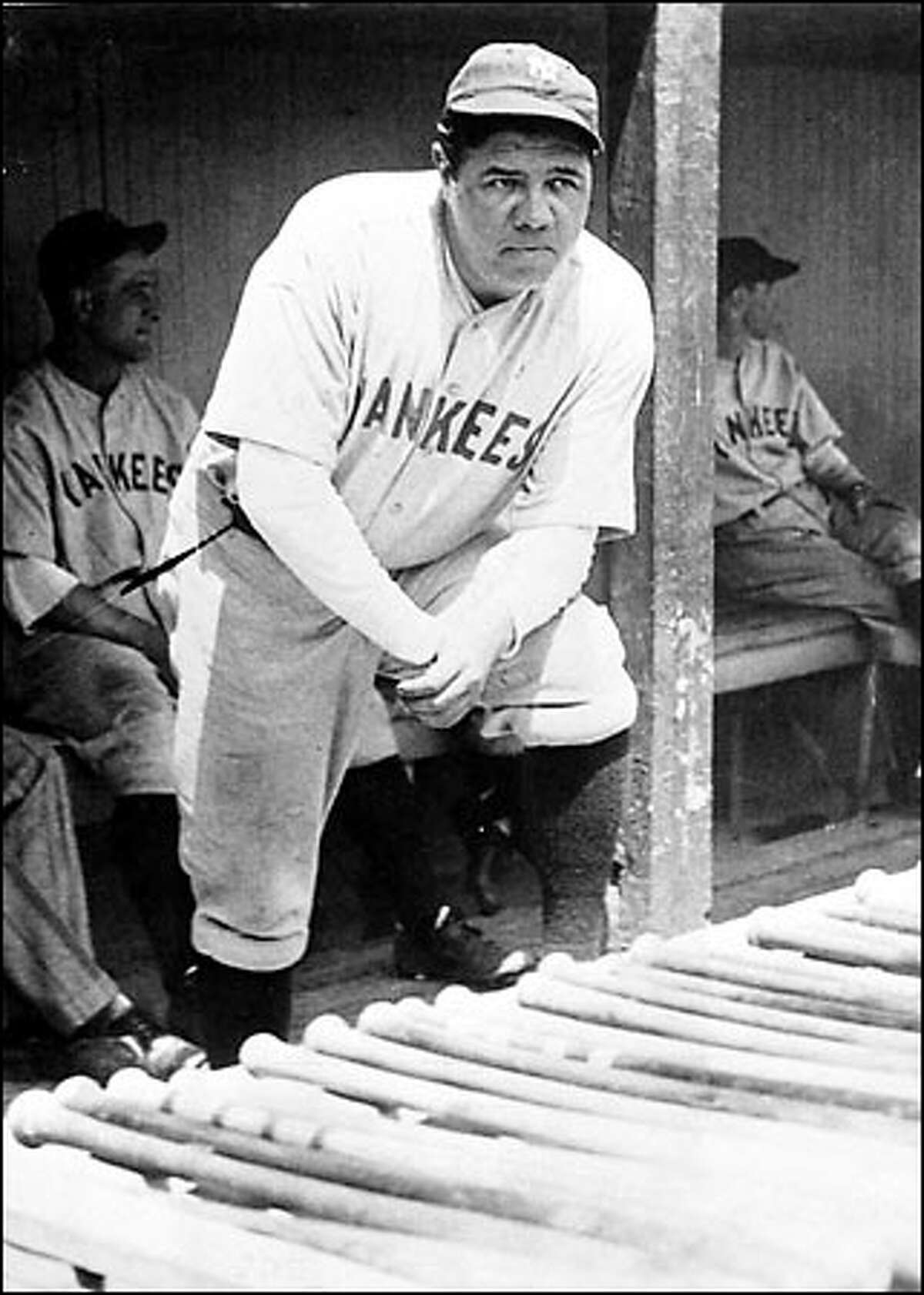 A fading Babe Ruth upstaged baseball's finest at the inaugural All-Star Game. His two-run home run gave the American League a 3-0 lead in the third inning, and his running catch in deep right-center snuffed a National League rally in the eigth.
