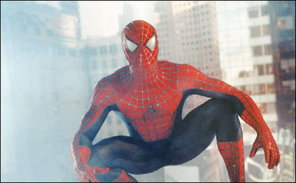 New York has a new protector in Spider-Man (Tobey Maguire).