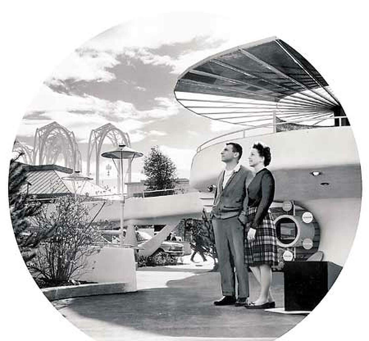 A vision of the "future" at the 1962 World's Fair in Seattle.