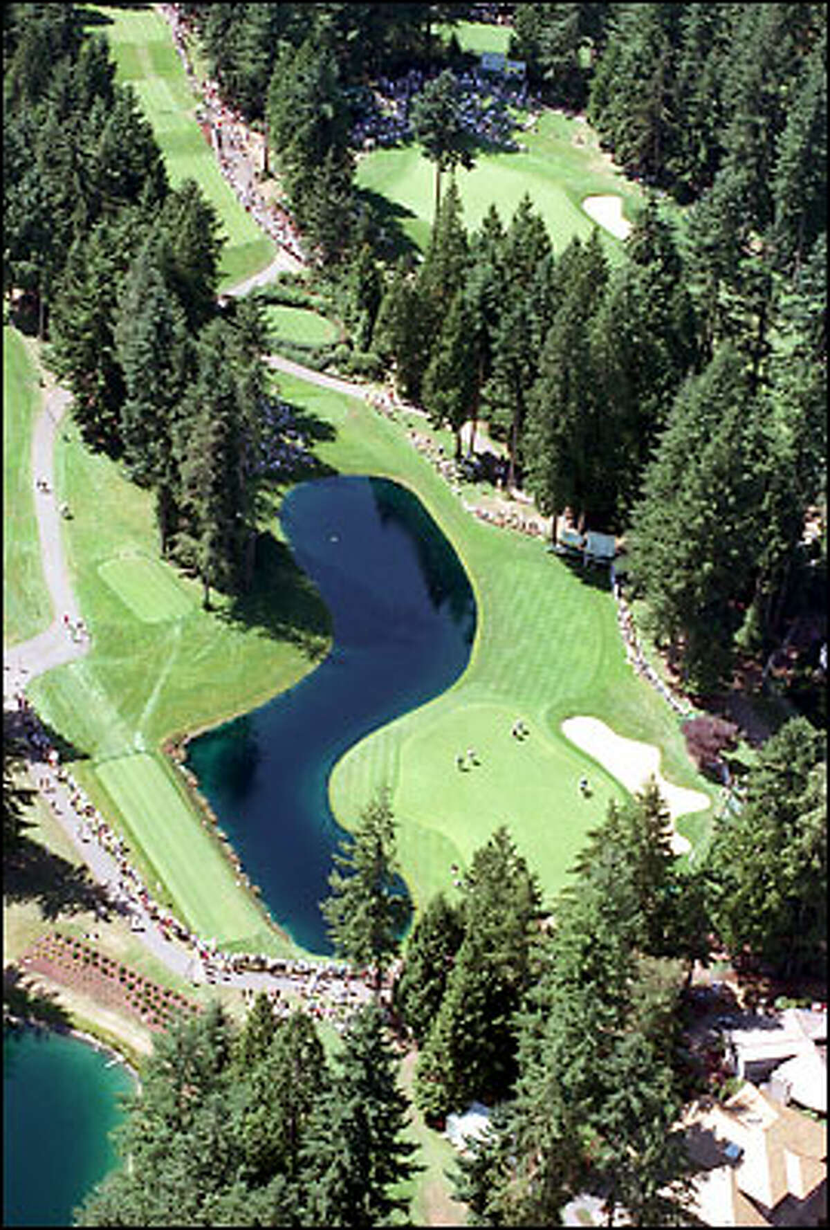 Tree-lined Sahalee Country Club is perhaps the tightest course PGA Tour players will encounter.