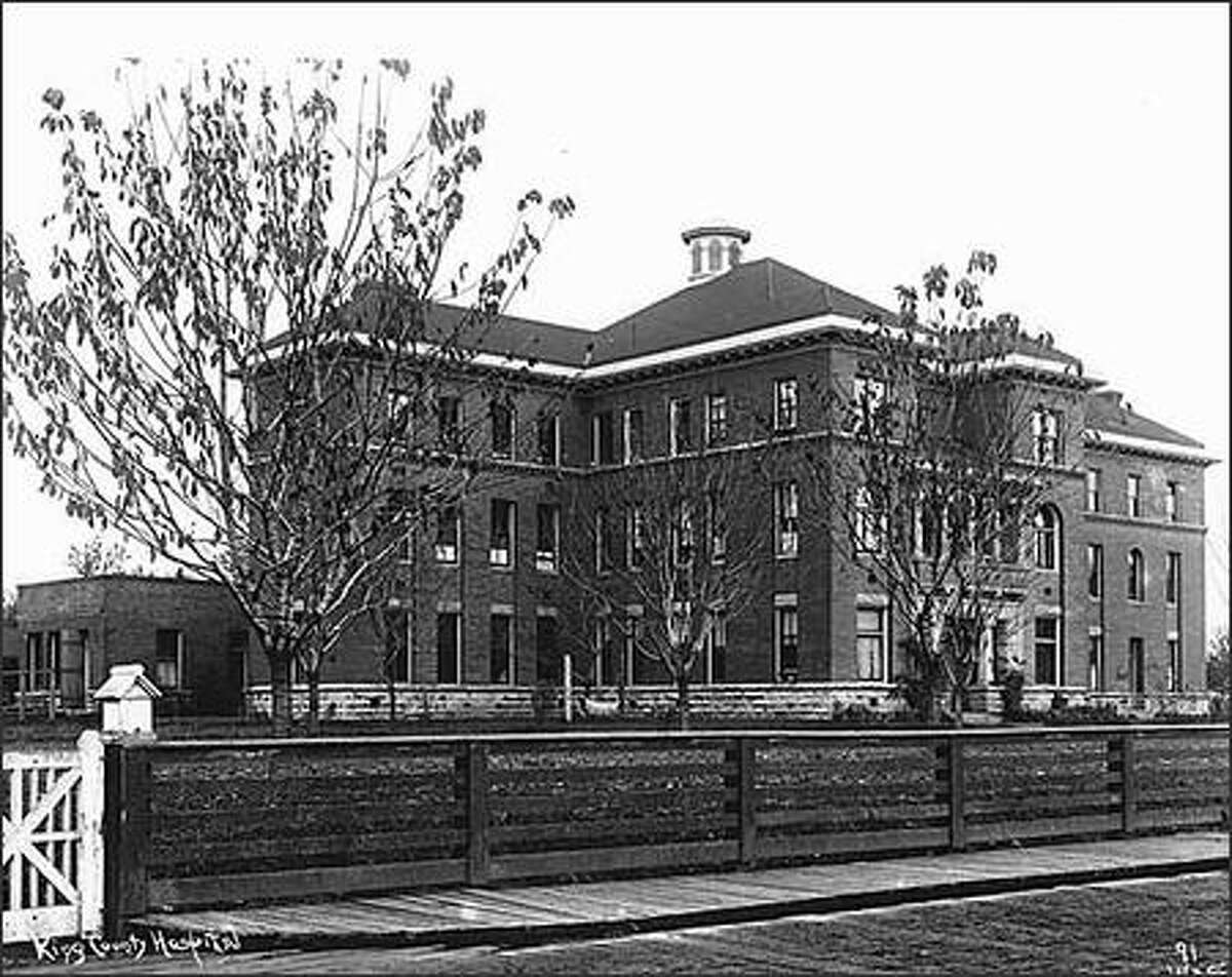 King County Hospital, Georgetown, ca. 1902. (Webster & Stevens)