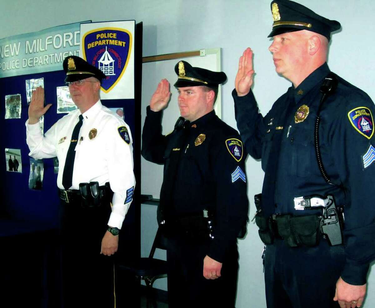 New Milford Police celebrate promotions