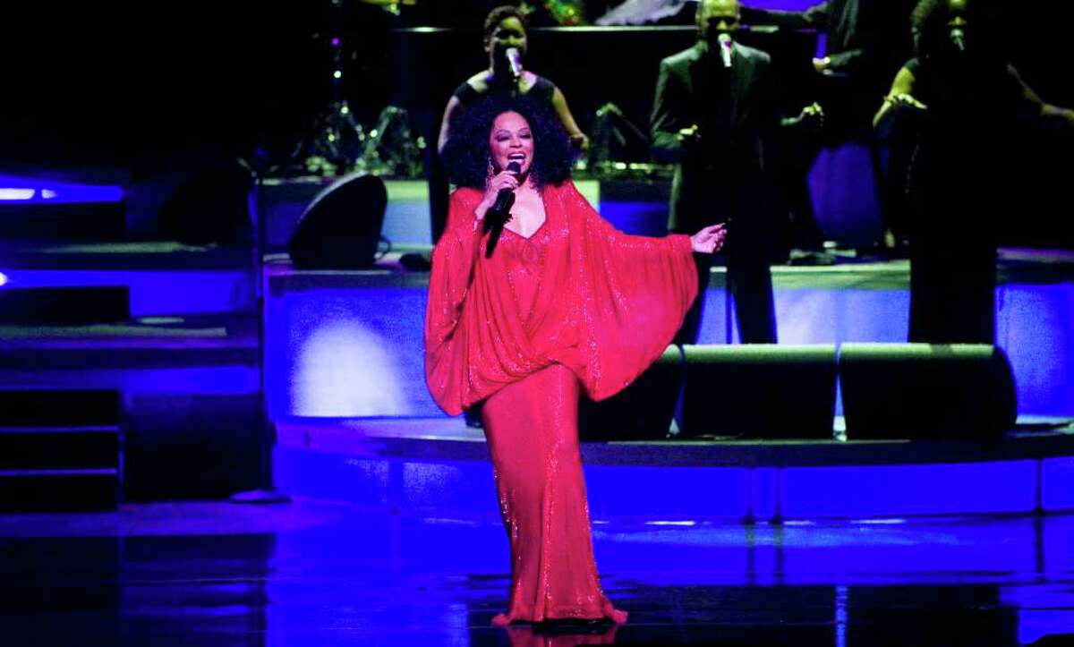 Diana Ross performs in a benefit concert for the Stamford Center for the Arts 2011 Arts Education Program at the Palace Theatre on Atlantic Street in Stamford, Conn., March 18, 2011. Before the concert Frank J. Mercede was presented with the SCA Arts Ovation Award.