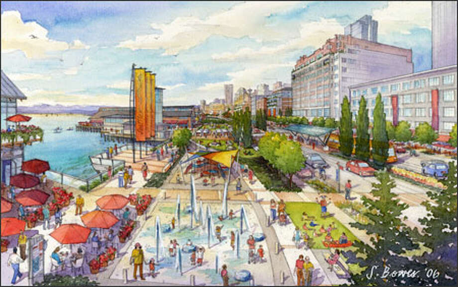 Nickels to reveal waterfront vision today - seattlepi.com