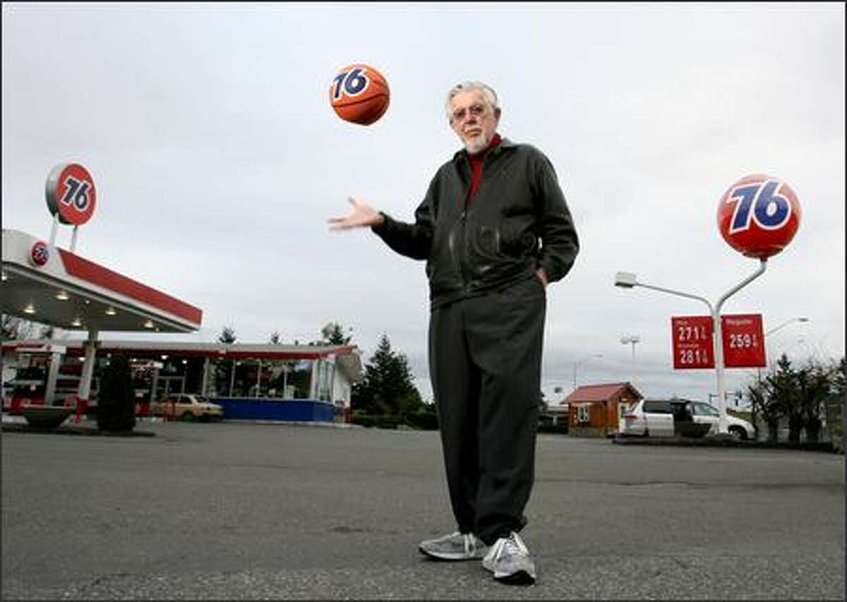 A Save the 76 Ball campaign aims to preserve the former gas station mainstay, designed by Ray Pedersen. Pedersen, who lives in Bellingham, first displayed his creation at the 1962 Seattle World's Fair. Pedersen gases up at this station in Tulalip, coincidentally one of the last gas stations in the U.S. with one of the icons.
