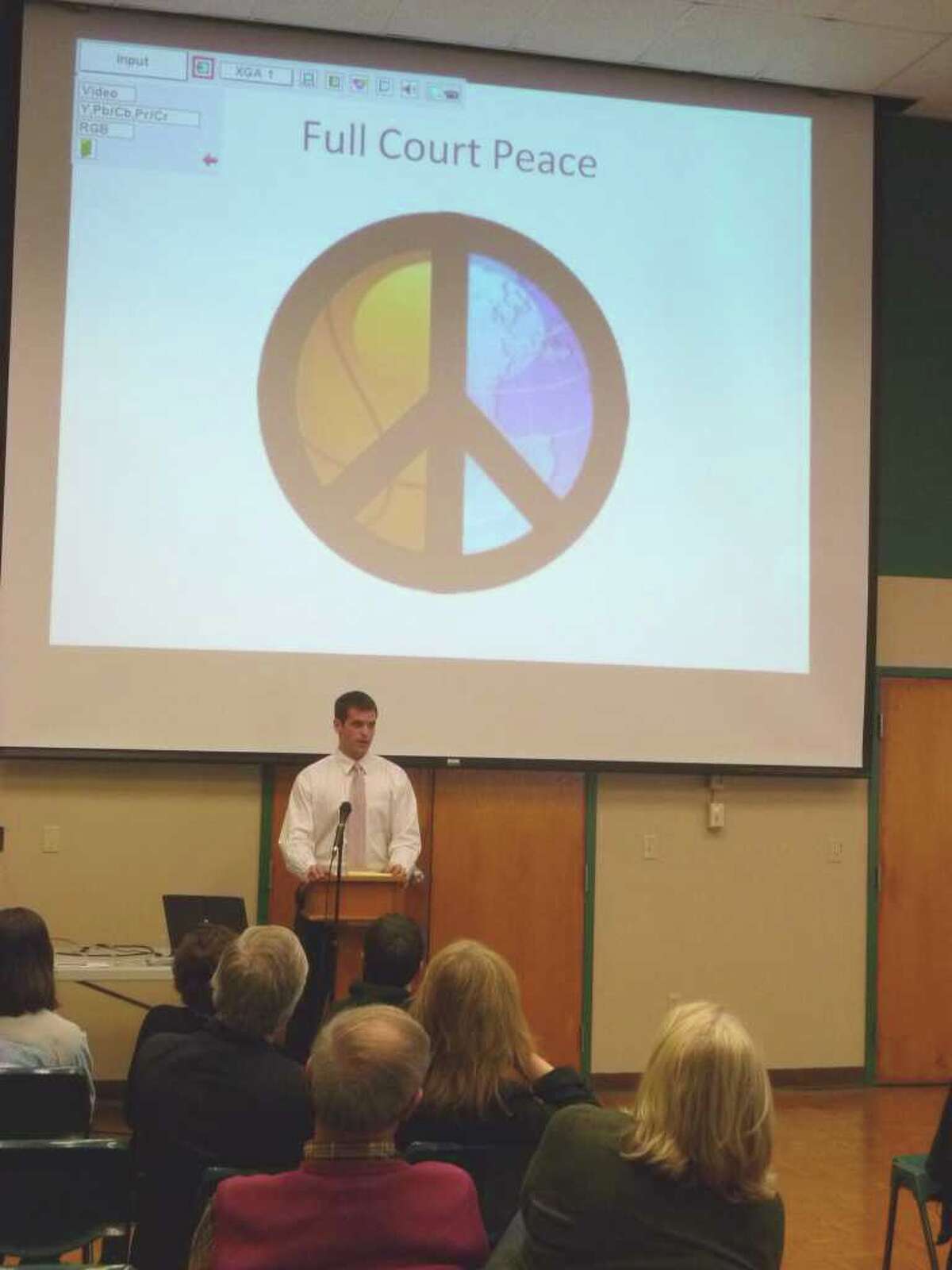 Michael Evans presents his 