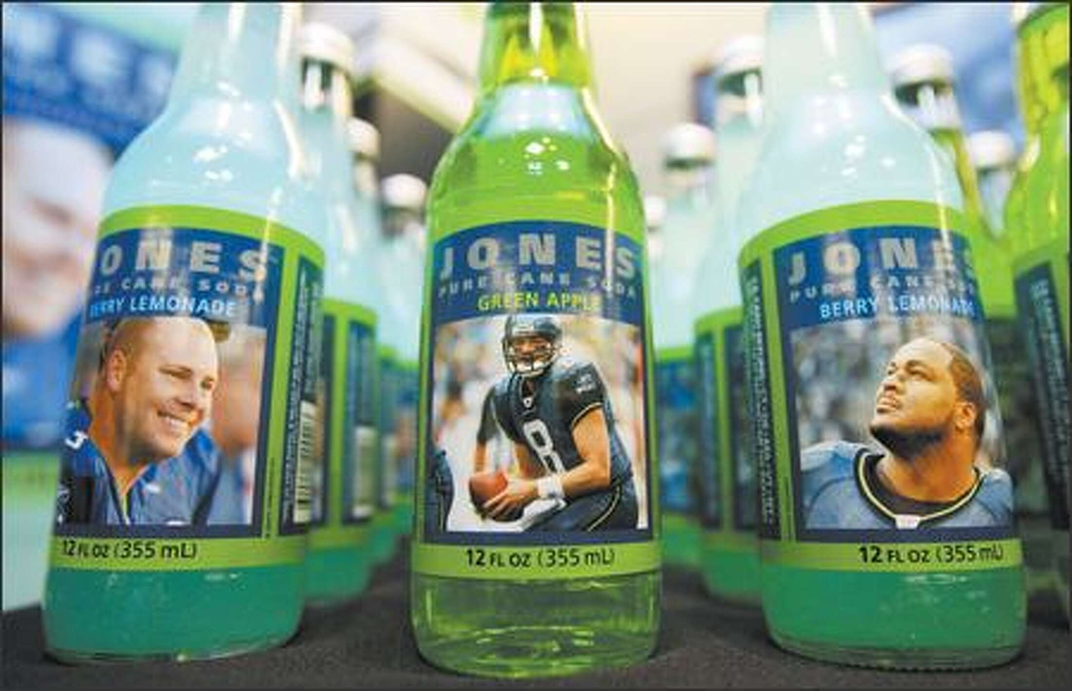 Allstar Seahawks lineup to grace Jones Soda bottles