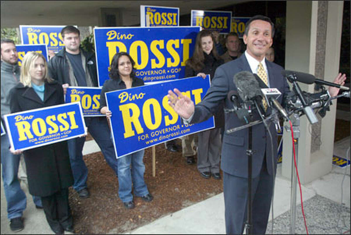 Dino Rossi has carried the Republicans' banner for Governor in 2004 and 2008, and run for the U.S. Senate in 2010.  He is the GOP's candidate for Congress this year in the open 8th Congressional District. 