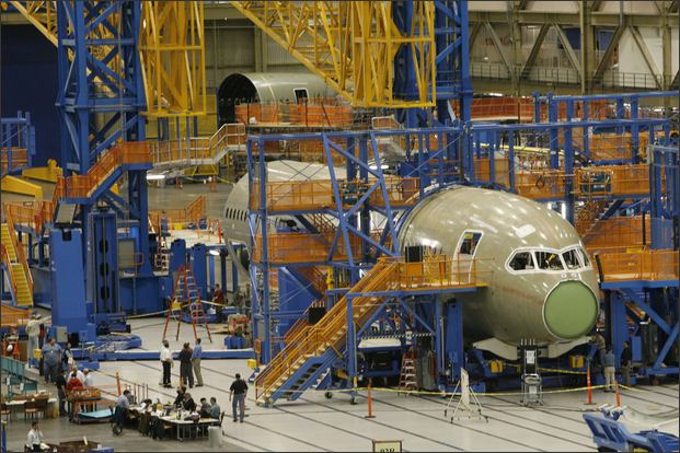 Boeing Building Planes, And Ceo's Confidence