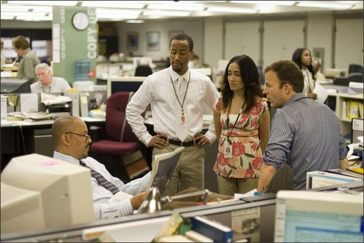 The newsroom scenes are the weakest of the last season of "The Wire." Series creator David Simon worked for The Baltimore Sun.