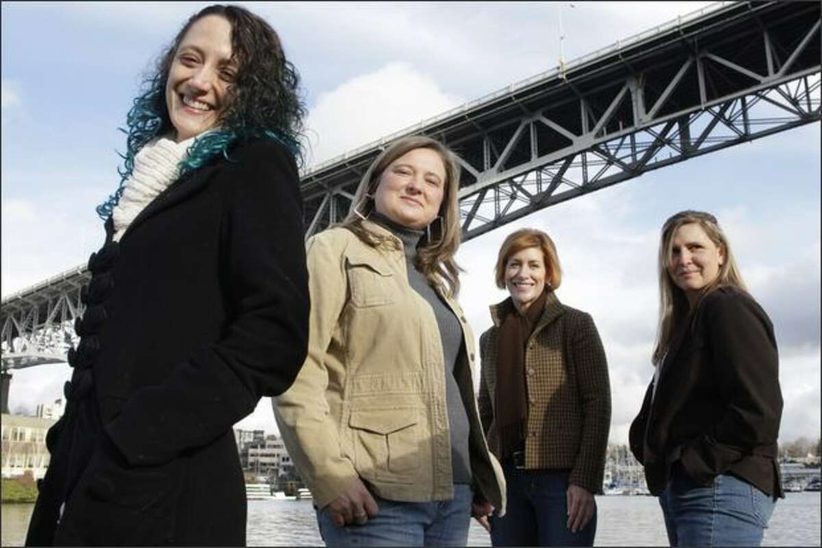 Seattle women, from left, Krisha CatZen, Jackie Koney, Elisabeth Squires and Deidre Silva took different paths to fulfillment.
