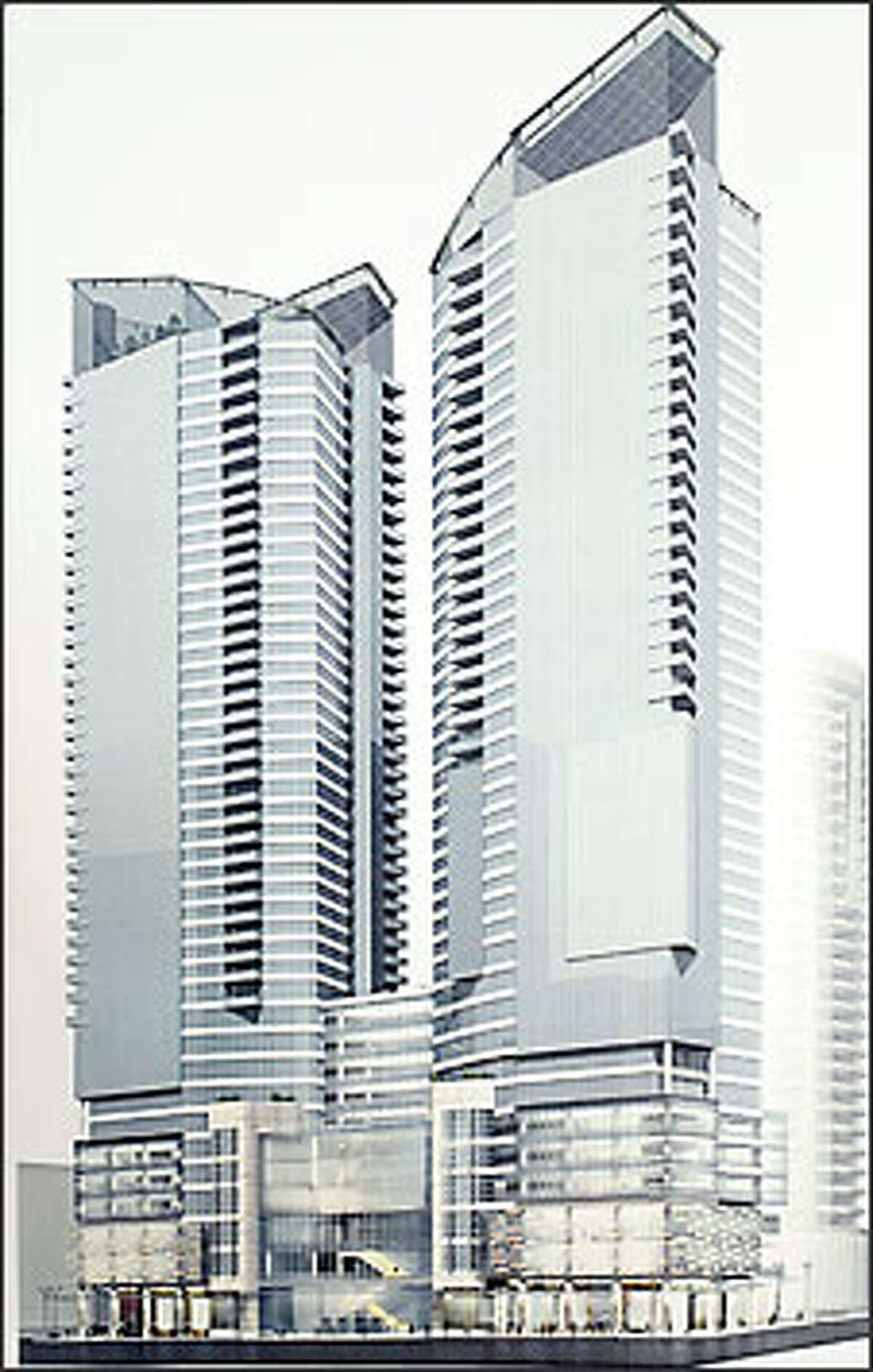 A rendering shows the proposed project at 1913 Fifth Ave., as shown from the corner Fifth Avenue and Virginia Street.
