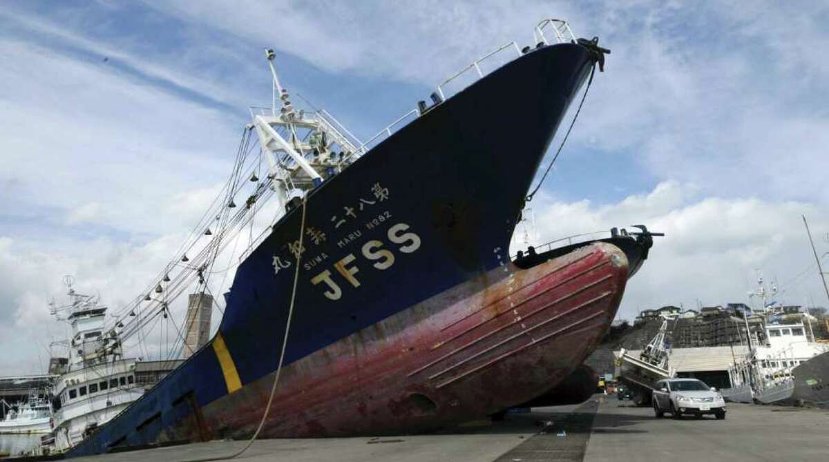 Onahama port tsunami