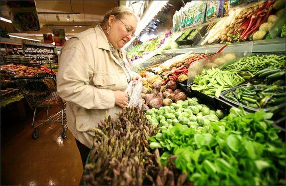 Rathbun buys organic produce as often as she can afford it.