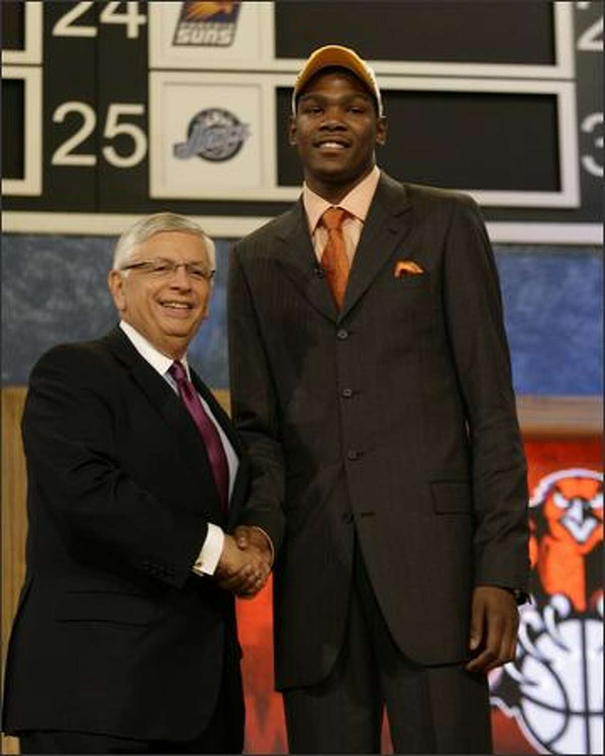 Andscape on X: On this day in 2007, The Seattle Supersonics drafted Kevin  Durant with the No. 2 overall pick. What a career for KD 