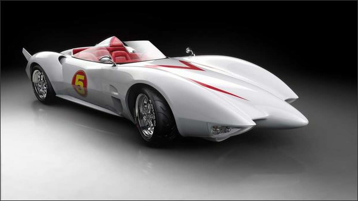 The thunderous Mach 5, Speed Racer's supercharged race car.