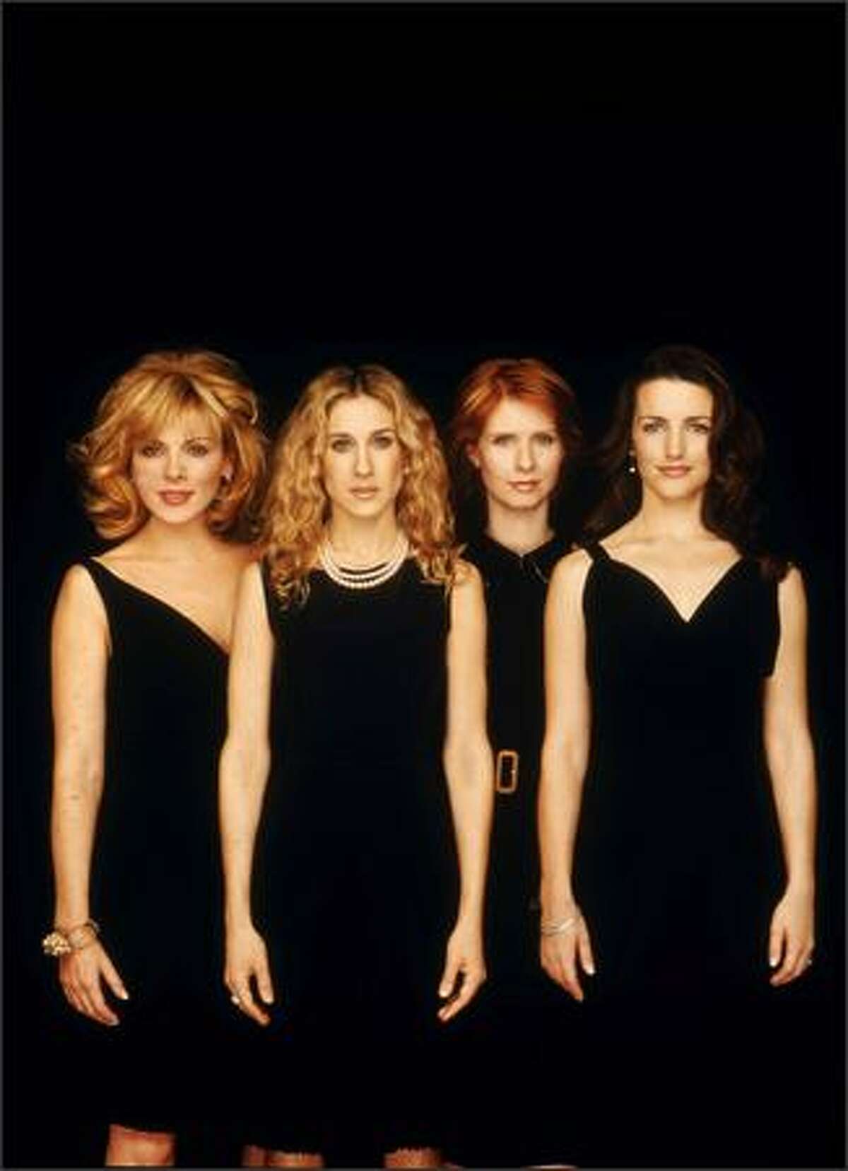 From left, Kim Cattrall as "Samantha Jones," Sarah Jessica Parker as "Carrie Bradshaw," Cynthia Nixon as "Miranda Hobbs" and Kristin Davis as "Charlotte York" pose for a promotional portrait for HBO, which aired "Sex and the City" for six seasons, beginning June 6, 1998. The series, which makes a comeback on May 30 with "Sex and the City: The Movie" in U.S. theaters, won seven Emmys and eight Golden Globes.