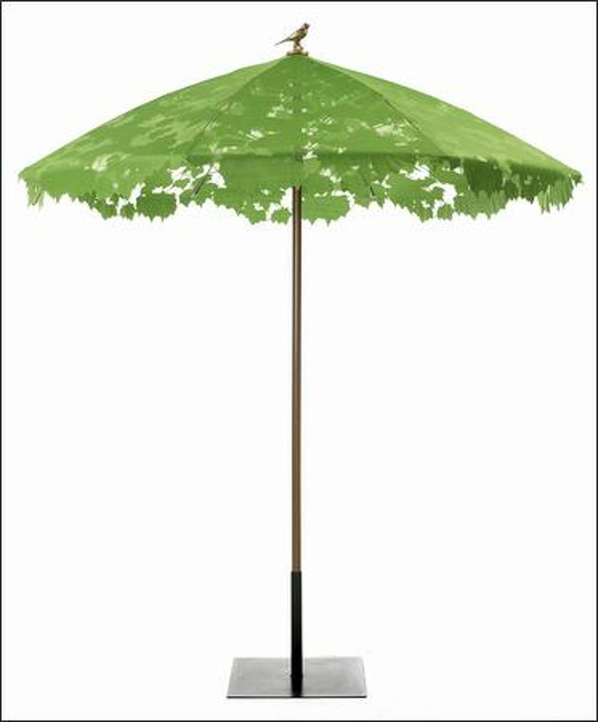 The Conran Shop shady lace green plastic umbrella ($550). conranusa.com