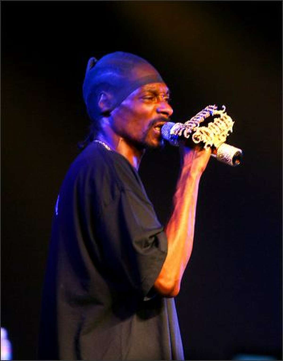Rapper Snoop Dogg performs at Snoop Dogg's West Fest.