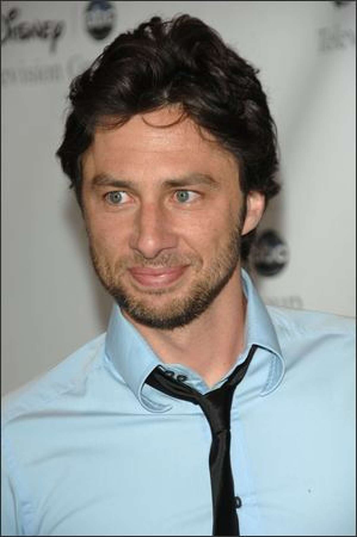 Actor Zach Braff attends Disney and ABC's "TCA - All Star Party" at the Beverly Hilton in Beverly Hills, California.