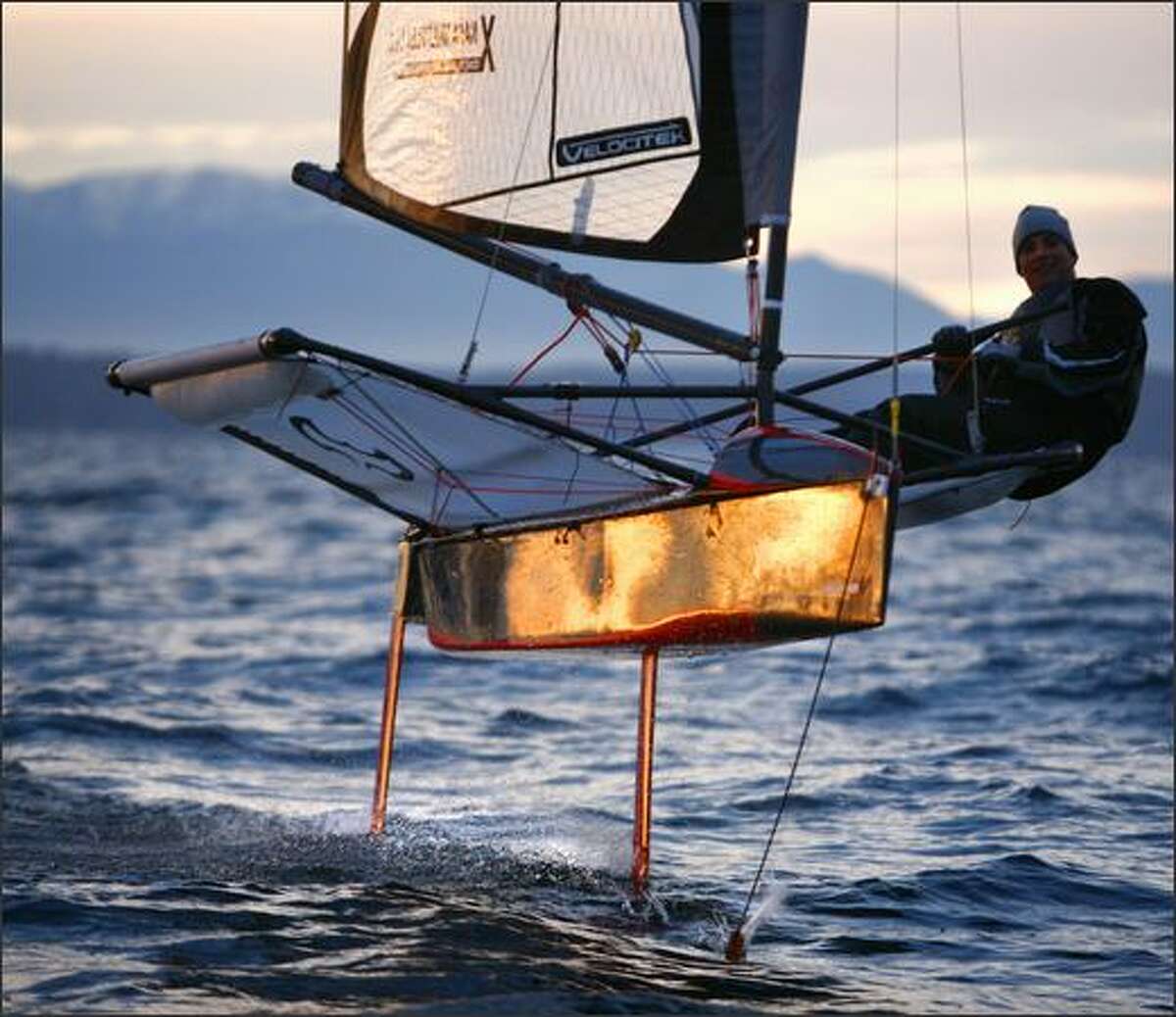 moth sailboat hydrofoil