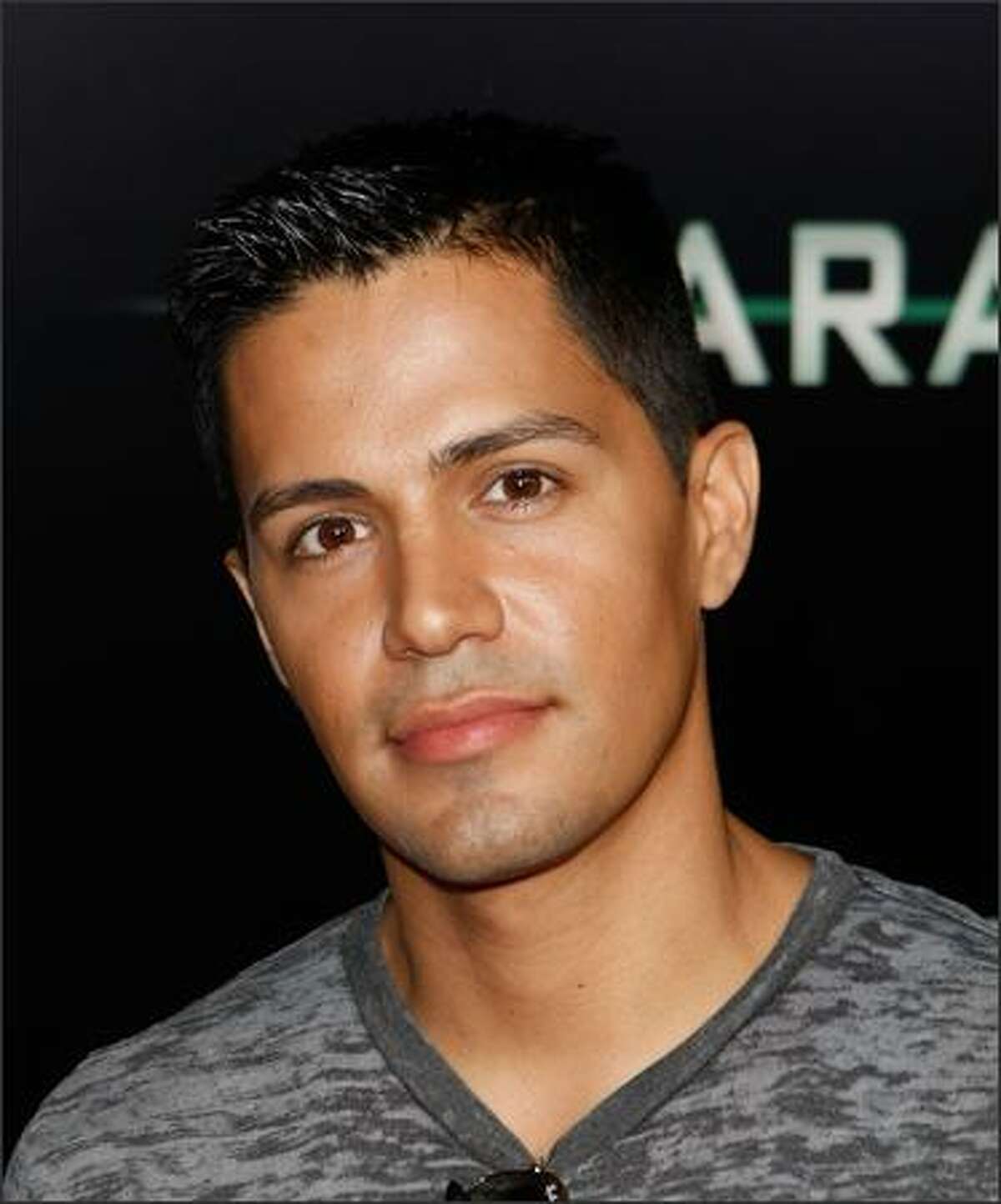 Actor Jay Hernandez arrives at the premiere of Screen Gems' "Quarantine" at Knott's Scary Farm on Thursday in Buena Park, Calif.