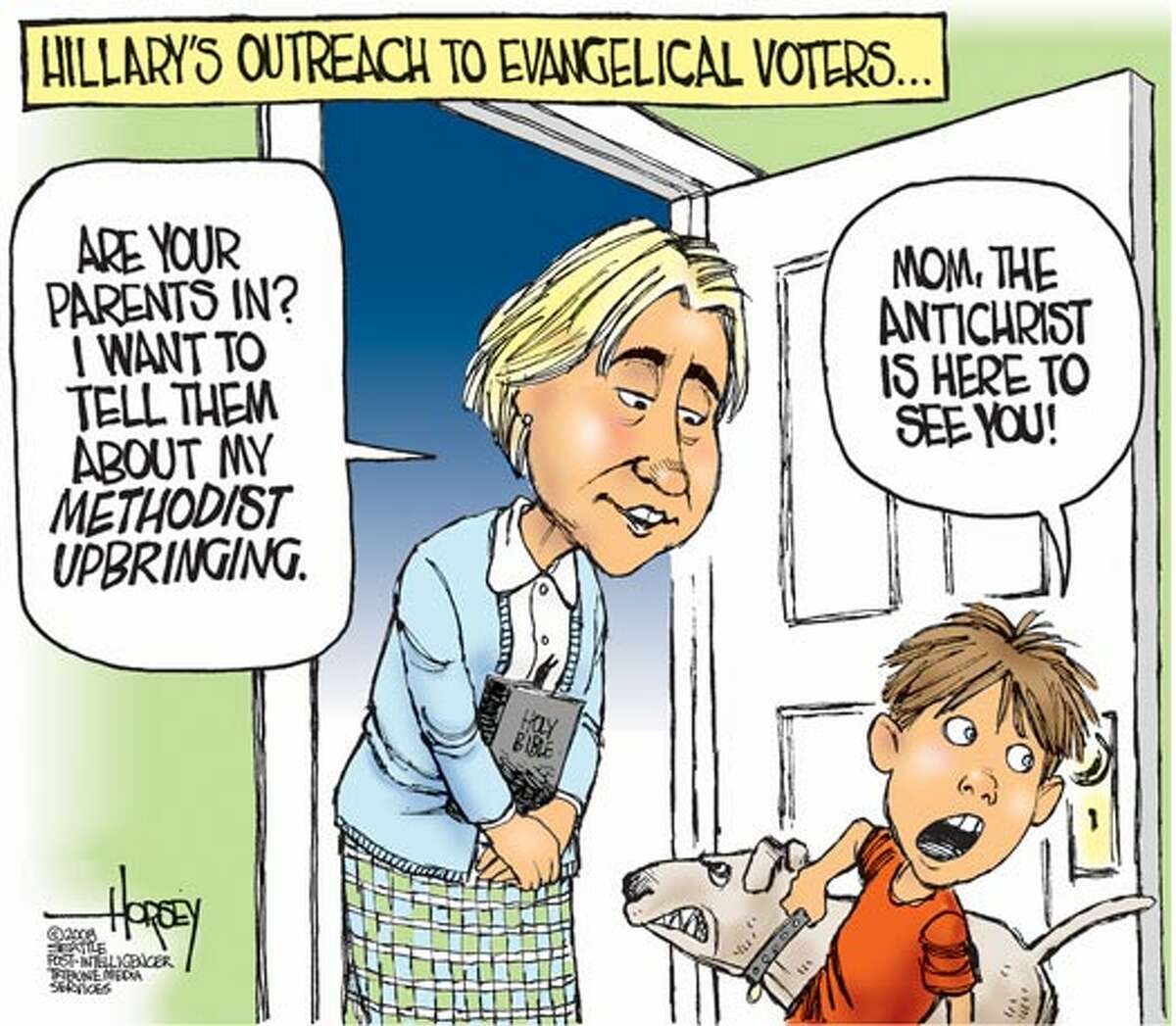 Hillary's outreach to evangelical voters