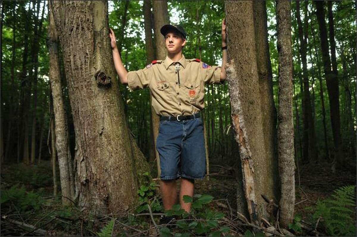 New York Boy Scout Jesse Owen says that Cedarlands Scout Reservation was "ruined" by logging.