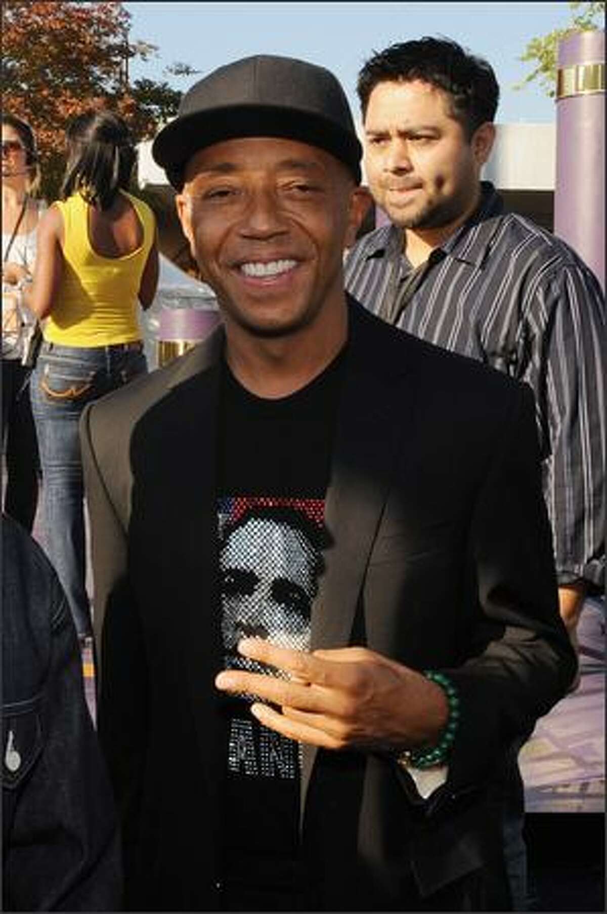 Russell Simmons attends the 2008 BET Hip-Hop Awards at The Boisfeuillet Jones Atlanta Civic Center on Saturday in Atlanta, Georgia.