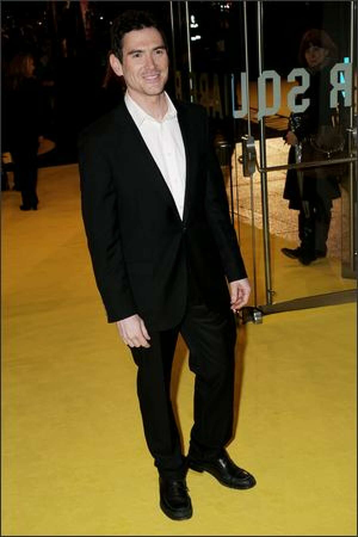 Billy Crudup attends the UK premiere of "Watchmen" at the Odeon, Leicester Square in London, England.