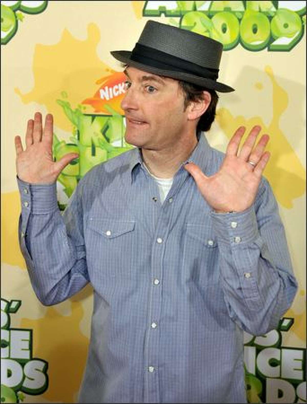 Actor Tom Kenny arrives at Nickelodeon's 2009 Kids' Choice Awards at UCLA's Pauley Pavilion in Westwood, Calif., on Saturday, March 28, 2009.
