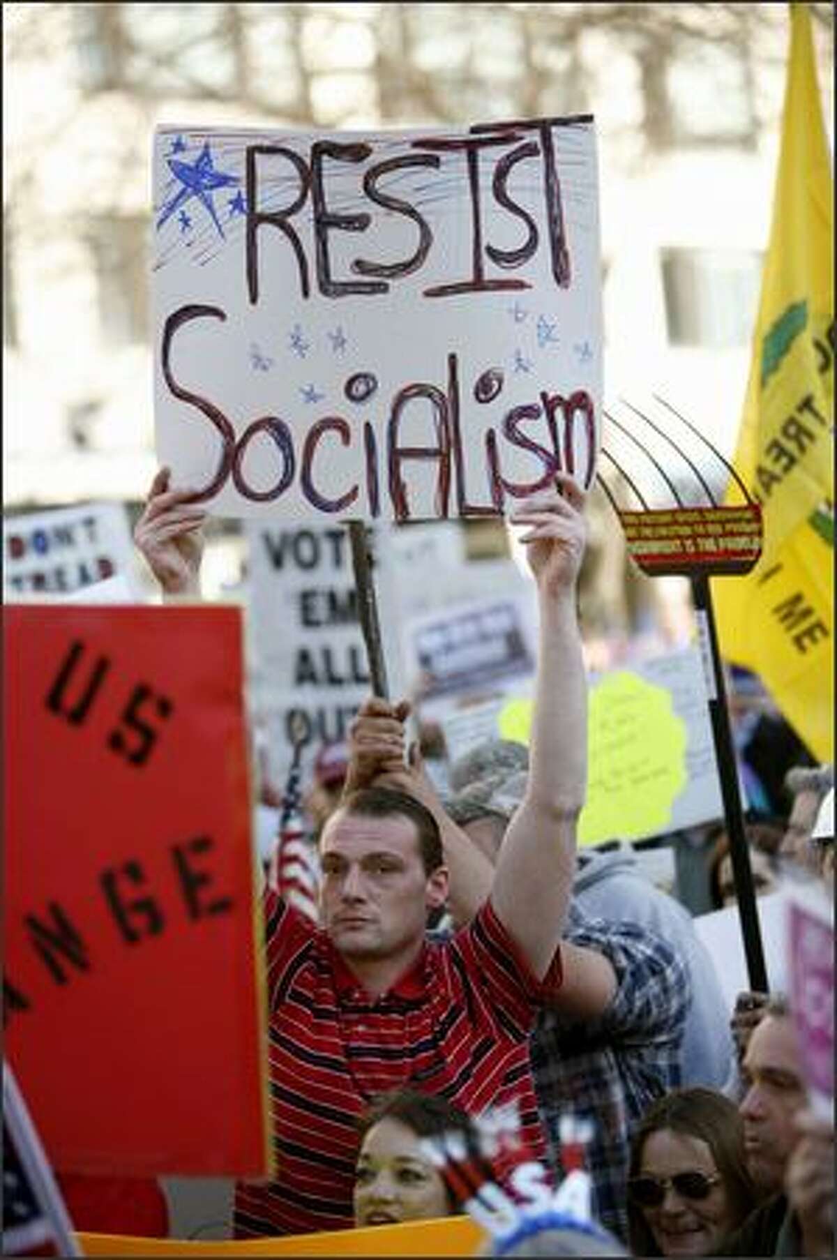 Tea Party Tax Protest In Seattle 4 15 09 5286