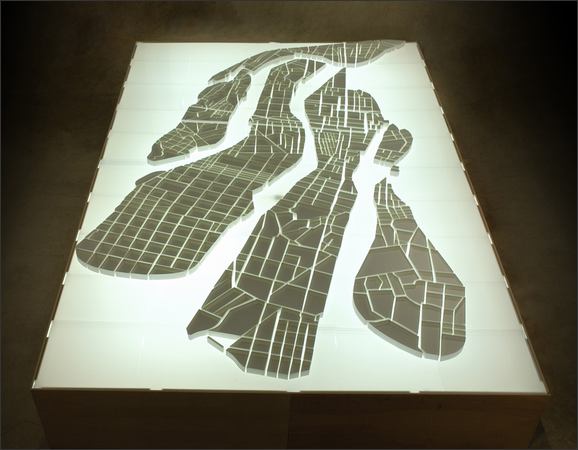 Louvered Map Layered mapping charts troubled urban histories