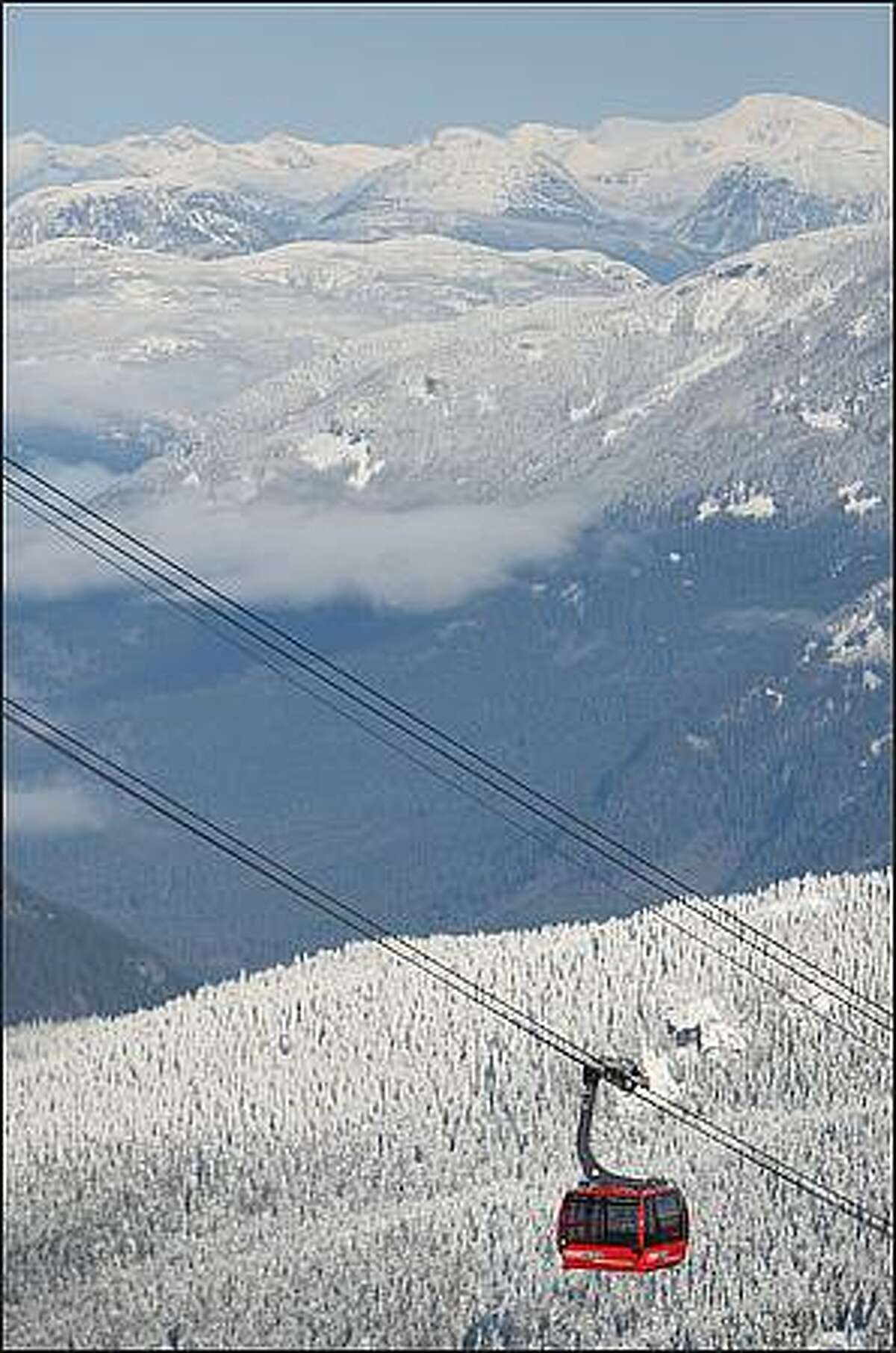 Whistler Blackcomb's Peak2Peak Tram Opens!