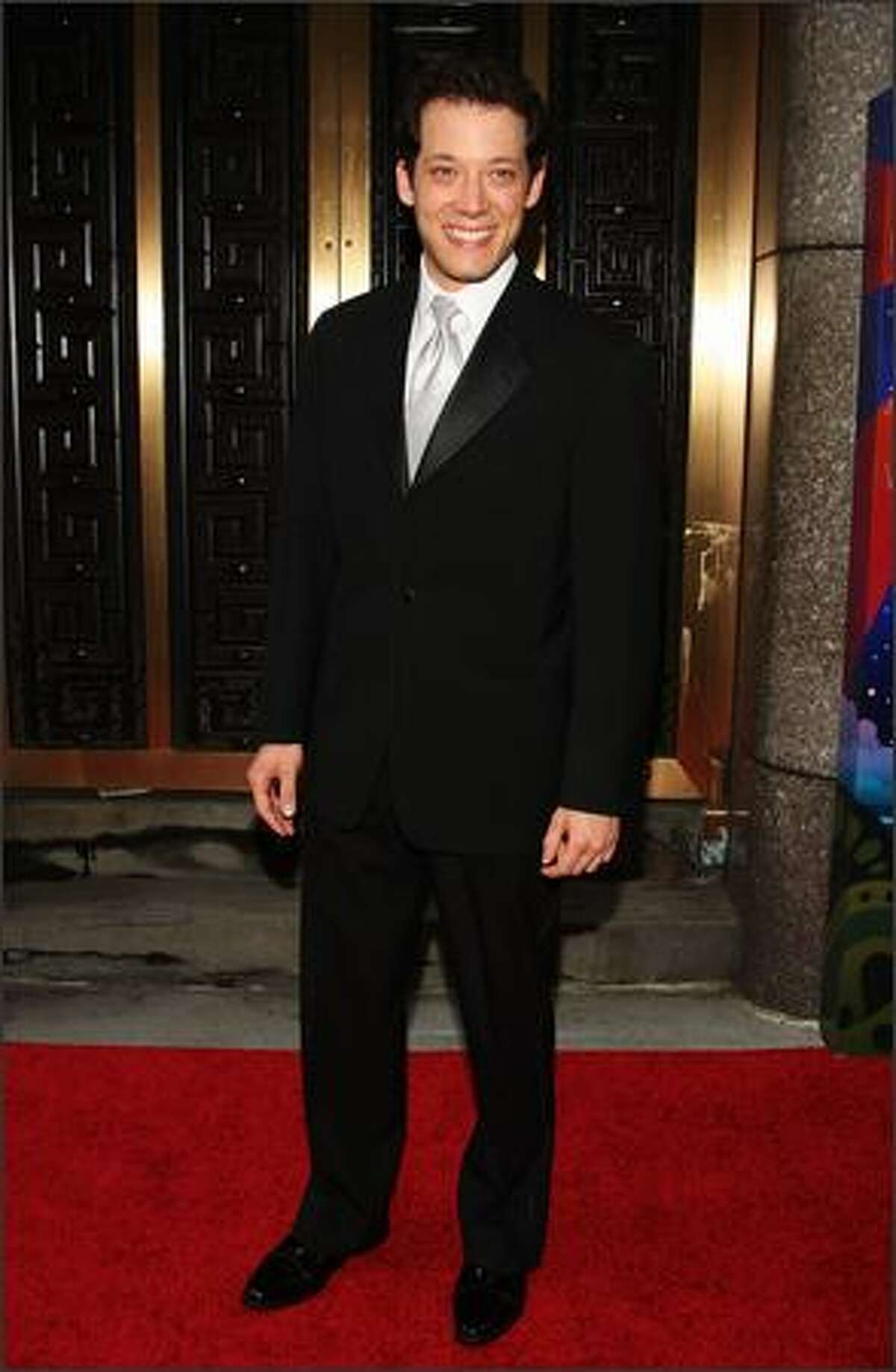 Actor John Tartaglia attends the 63rd Annual Tony Awards at Radio City Music Hall on Sunday in New York City.