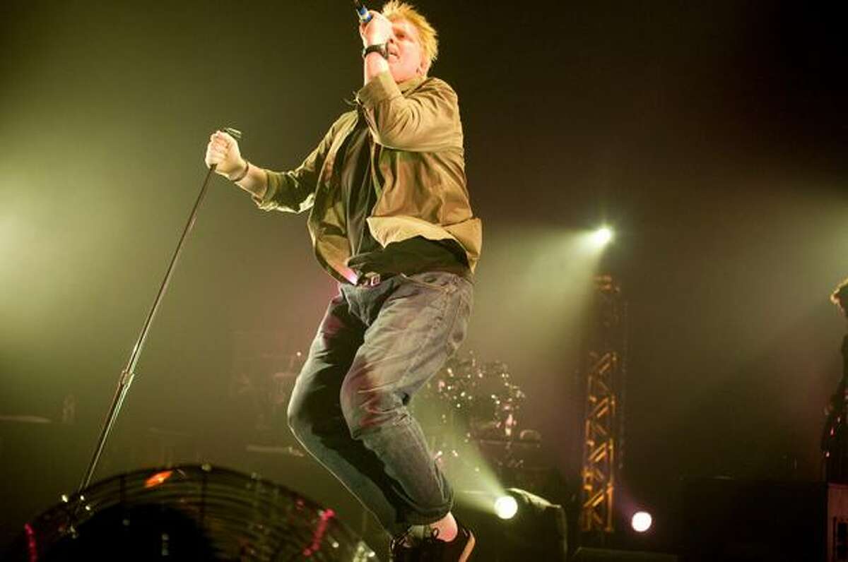 Dexter Holland of The Offspring performs at WaMu Theater in Seattle.